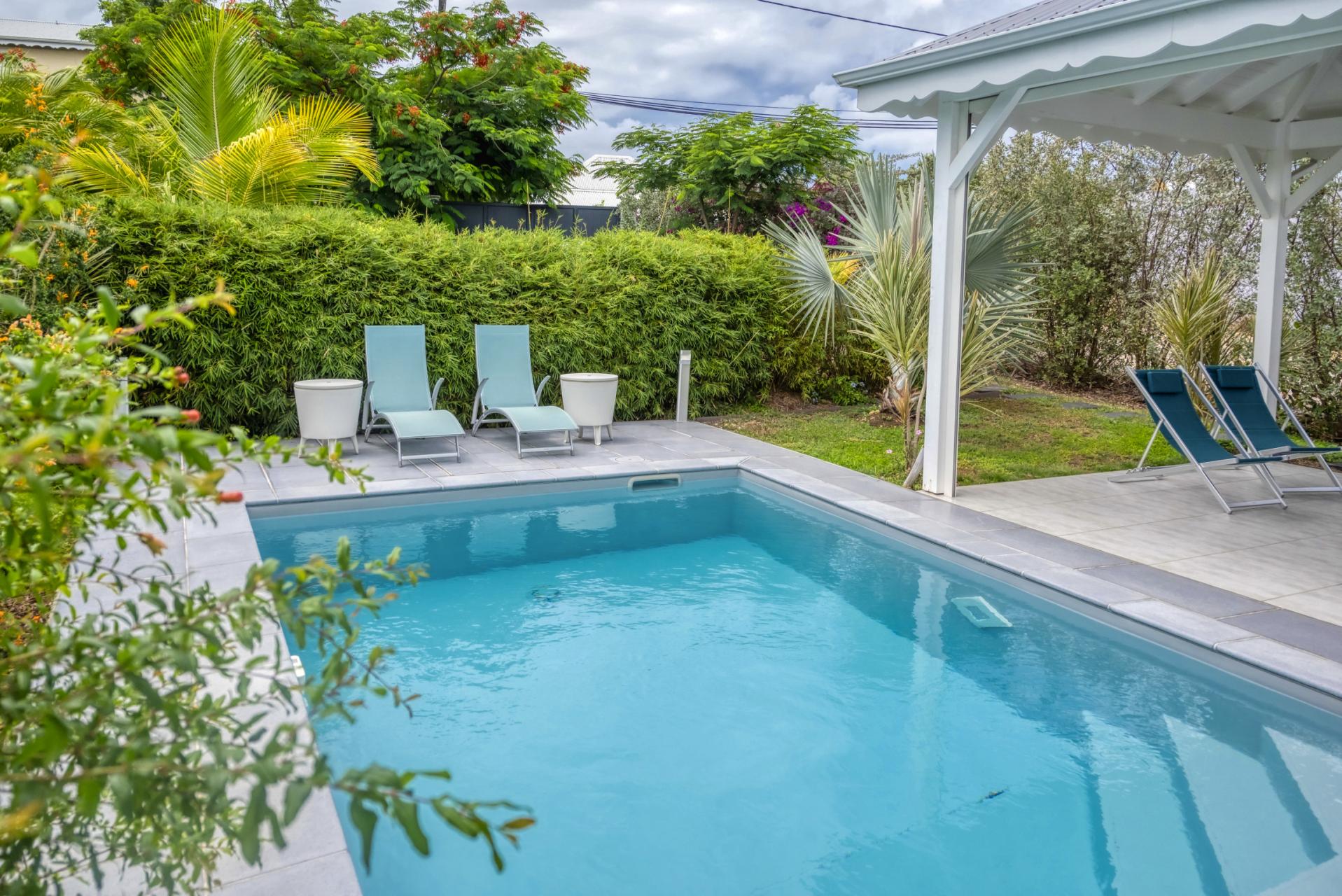 1_Location villa avec piscine Saint François guadeloupe - Piscine